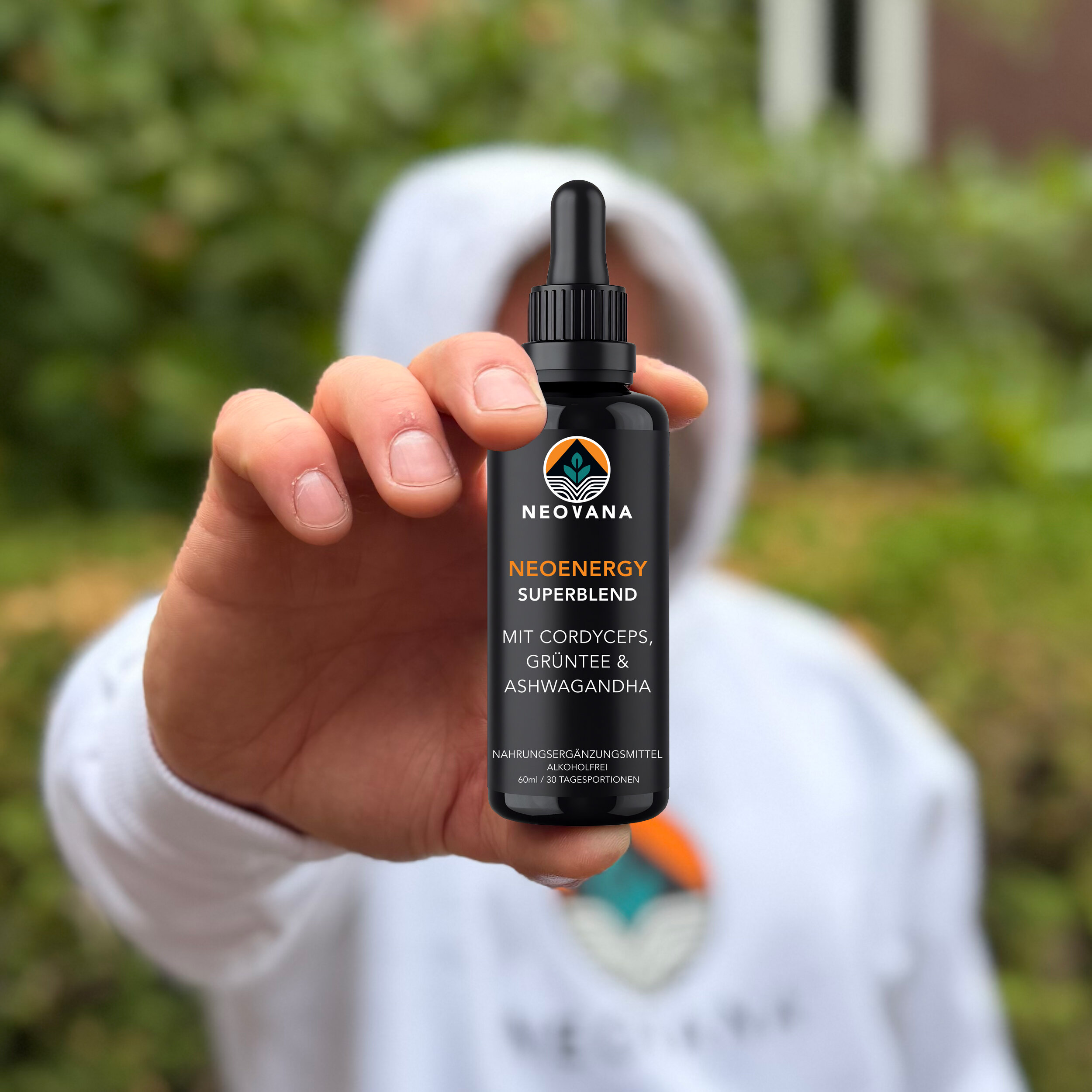 NEOENERGY Superblend - 60ml, Cordyceps, Grüntee, Ashwagandha, Vitamin B