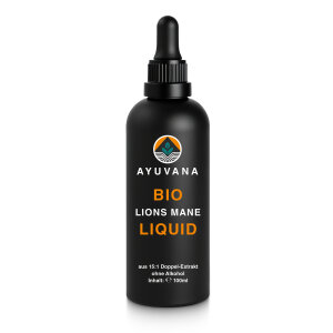 100ml Bio Lions Mane Liquid ohne Alkohol in Miron-...
