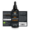 AYUVANA Bio Lions Mane Liquid - Abbildung der Flasche mit vollständigem  Produkt- und Bio Label