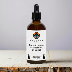 100ml AYUVANA Reishi Tinktur aus Nord-Deutschland