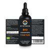 AYUVANA Bio Cordyceps Tinktur - Label mit sämtlichen Produktinformationen