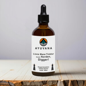 100ml AYUVANA Lions Mane Tinktur aus Nord-Deutschland