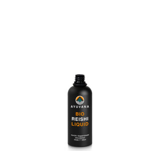AYUVANA Bio Reishi Liquid - Offene Flasche mit Schraubverschluss